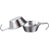 Camping Moon S-220-2P Camping Cup, Stainless Steel, Sierra Cup, 10.1