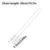 ZWxqysp 4 Pcs Dental Bib Clips, Adjustable Reusable Ball Chain