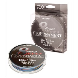 Daiwa Tournament 8 Braid EVO 0.16mm, 12,2kg/26,8lbs 150m multicolour