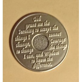 30 Year AA Bronze Medallion Sobriety Coin Recovery Alcoholics Anonymous