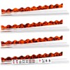 Mifoci 4 Set Scalloped Tortoiseshell Mahjong Tile Racks with Magnetic