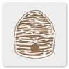 MAGJUCHE Beehive Stencil 6 Inches, Reusable Bee Hive Stencil for