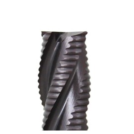 Accusize Industrial Tools Stadard Tooth M42 8% Cobalt Tialn Roughing End Mill, 1/2'' by 1/2'' by 1-1/4'' Flt Length, 1102-0012