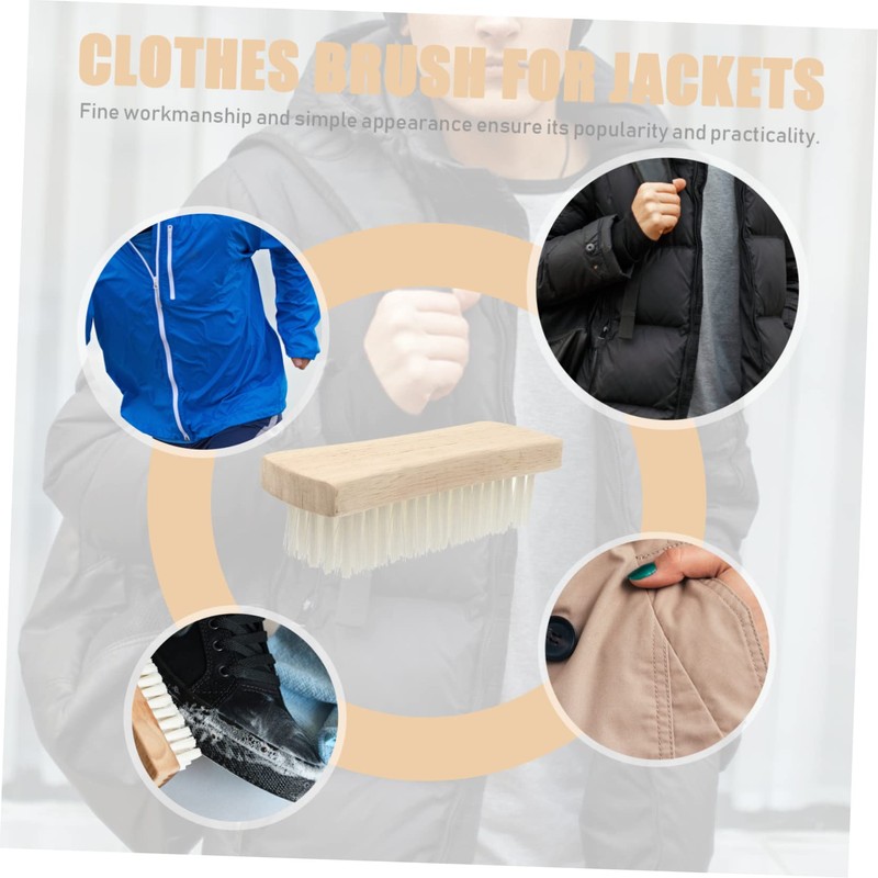 LALAFINA Laundry Cleaning Brush Soft Nylon Bristles down Jacket Brush