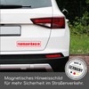 Beginner Driver Car Magnetic Sign I 30 x 8 cm