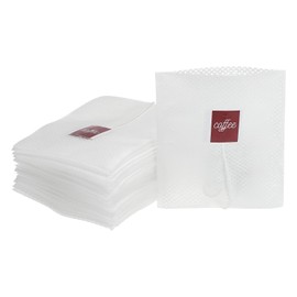 sourcing map Coffee Brew Filters 3.54x2.95 Inch Filter for Cafe Kitchen with Rope Pack of 50