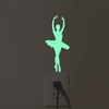 2pcs Luminous Light Switch Decals Glow in The Dark A