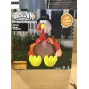 NEW !! Gemmy Airblown Prelit Turkey Inflatable Thanksgiving Decoration