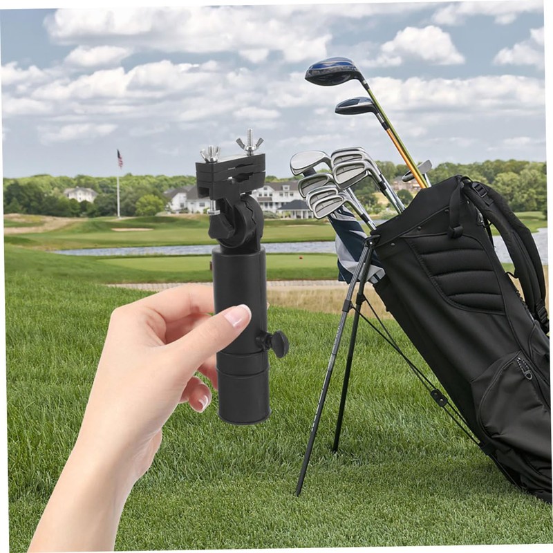 Sosoport 2pcs Adjustable Golf Umbrella Holder Durable Clamp for Golf