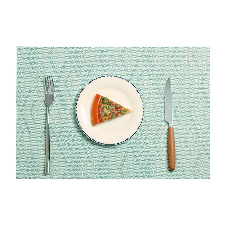 Marstree Washable Placemats for Woven Vinyl Kitchen Table Mats Heat-Resistant