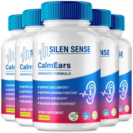 Ideal Performance (5 Pack) Silen Sense Calm Ears, Premium Formula For Clear Hearing & Ear Support