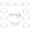 BTSKY 12Pcs 45mm Transparent Sphere Round Stands Baseball Holders -