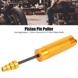 Akozon Piston Pin Puller, Aluminum Alloy Piston Pin Extractor Universal Motorcycle Piston Pin Removal Tool for 12-24mm/0.47-0.94in Piston Screws