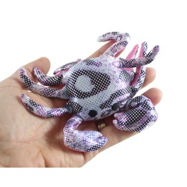 Curious Minds Busy Bags 4 Reptile Set - Sand Filled Animal Toy - Snake, Turtle, Lizard, Frog- Heavy Weighted Sandbag Animal Plush Bean Bag Toss - Shimmering Glitter
