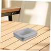 WHAMVOX Rectangular Metal Tin Box with Lid Fire Starter Case