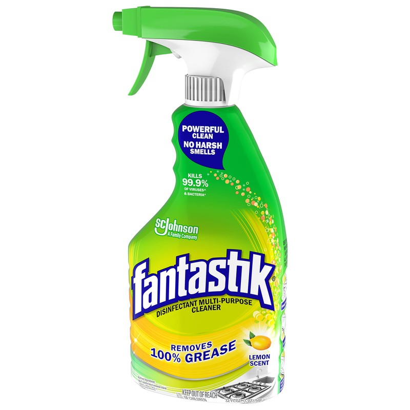 Fantastik Anti Bacterial Lemon Power Cleaner 32 Oz. (Pack of