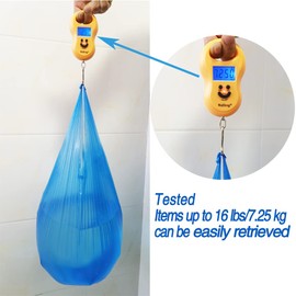 4 Gallon Trash Bag,Thicken Value Small Colorful Trash Bags with Handle,100 Counts Small Garbage Bags Wastebasket Trash Can for Bathroom Bedroom Office Kitchen