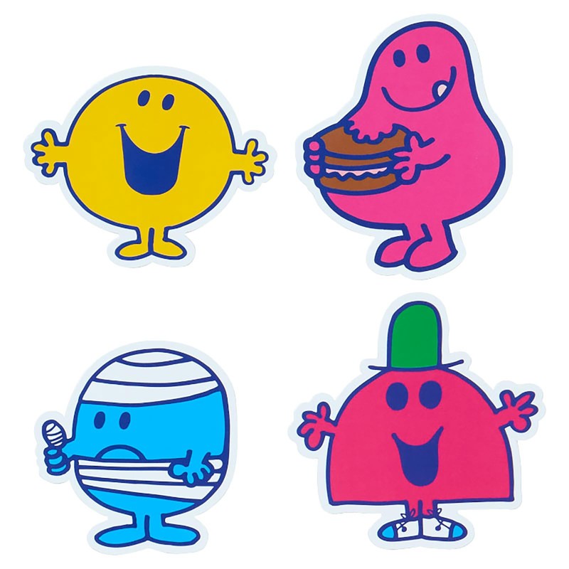MR.MEN LITTLE MISS Sticker Set 15 Patterns 15 Pieces Mr