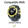 HOMTERN Cases Designed for Garmin instinct E 40mm,Soft TPU Lightweight