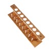 Mobestech 8holes Wooden Test Tube Rack Stand for Laboratories Design