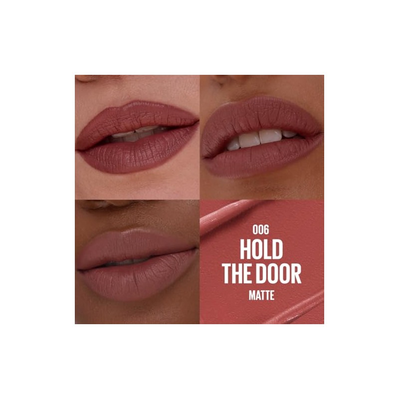 Maybelline Serum Lipstick Labial en Barra Hidratante Mate Hold The