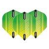 RED DRAGON Hardcore Ionic Green and Yellow Dart Flights Standard
