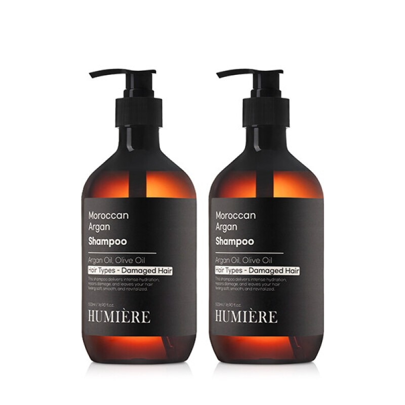 Yumière Moroccan Argan Shampoo 500ml 1+1 / 위미에르 모로칸 아르간