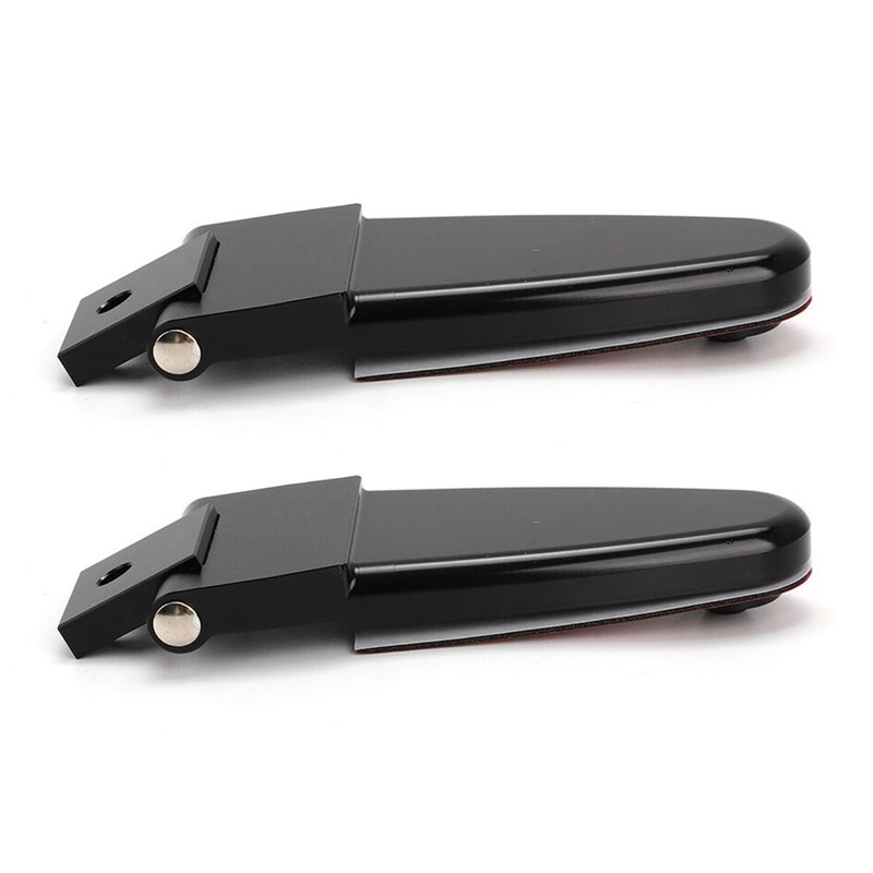 2 All Glass Rear Door Hinges with Hardware #103528-100XL/100LE for