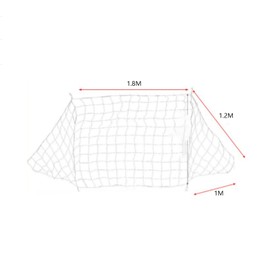 Football Football Net Full Size Polypropylene Fibre Sports Replacement Football Goal Post Net (6 x 4 Feet)