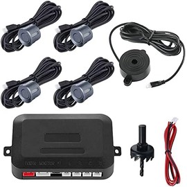 Sensores de estacionar de marcha atrás para coche, sistema de radar de estacionar de marcha atrás, kit de sensor de estacionar de coche, 4 sensores