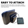 Worldfront Motors - Black Car Bin Press-Top Spring Opening Hook