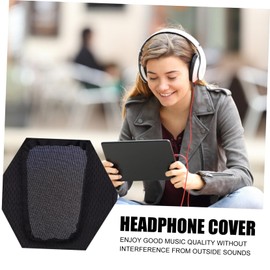 Gatuida Black Mesh Earphone Covers Compatible G633/g933 Premium Ear Pads Replaceable Comfortable Fit