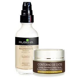 Rusens - Do Antiedad, Contorno de Ojos y Crema Facial Regenerante - Ayuda a Hidratar, Regenrar, Producir Colgeno y Elastina (Rostro y Ojos) Ayuda a...