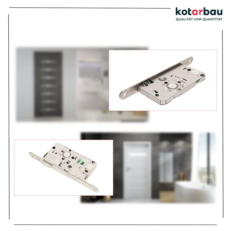 KOTARBAU® Toilet Mortice Lock 78 x 55 mm Door Lock