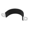 sourcingmap 38mm U Clips EPDM Rubber Lined Mounting Brackets 5pcs