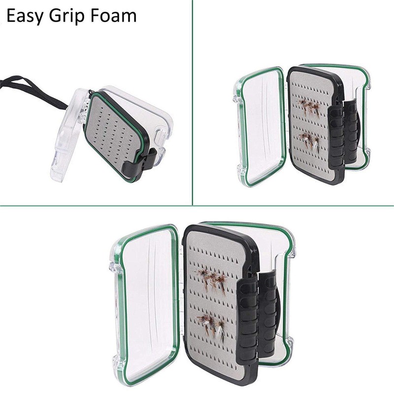 MAXIMUMCATCH Fly Fishing Pack of 10 Flies with Fly Box
