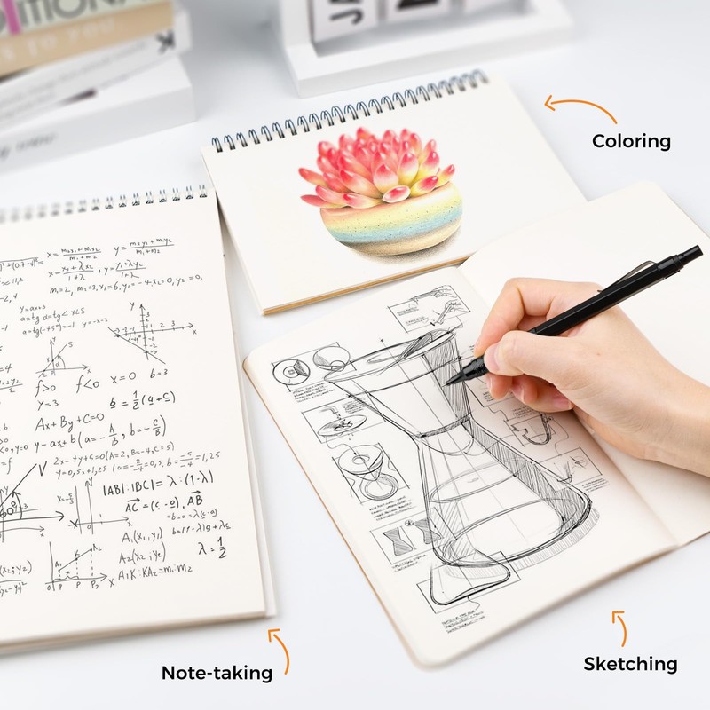 Four Candies Metal Mechanical Pencil Set, 3PCS Art Drafting Pencils