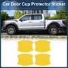 INFINAUTO 3D Car Door Handle Scratch Protector, 68x85mm Removable Magnetic
