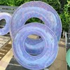 Thick Inflatable Pool Tube with Fish Scale Handle Ring and Armrests for Swimming Buoyancy Colorful LF298 Fish Scale Armrest Ring +90 20ea