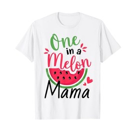 One in a Melon Mama 1st Birthday Party Family Matching T-Shirt
