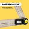 General Tools 822 Digital Angle Finder 5 Inch Stainless Steel
