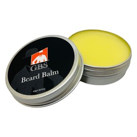 G.B.S Beard Balm with Citrus Scent - Styles, Strengthens & Softens Beards & Mustaches - Leave in Conditioner Wax for Men (1 Pack)