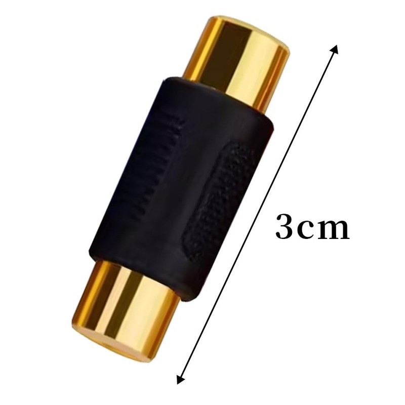 RCA Extension Adapter, Relay Plug, Female Female, Relay Connector, Plug,