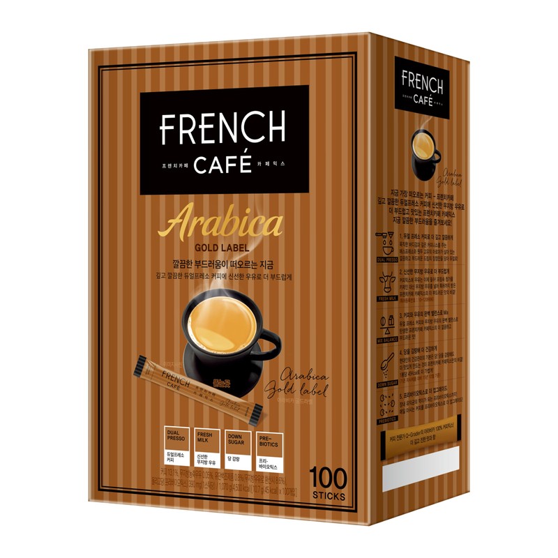 Namyang French Cafe Arabica Gold Label Instant Coffee Mix (100