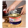 Heavy Duty Stainless Steel Manual Can Opener,Smooth Edge,Comfortable Soft Handle,Rust