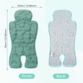 Baby Pushchair Seat Liners, pram seat Liners Universal, Pushchair pram seat Liner Summer Newborn Breathable 70 * 33cm