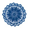 SUNONE11HKA 12 Inch Lace Crochet Doilies Table Placemat Washable Kitchen