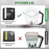 Blender Lid Replacement for Ninja Blender 72 oz Pitcher, Locking