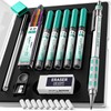 Nicpro Blocky Gear 2.0 mm Mechanical Pencils Set in Case,