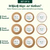 13 in Round Woven Placemats Plate Chargers Set of 12,
